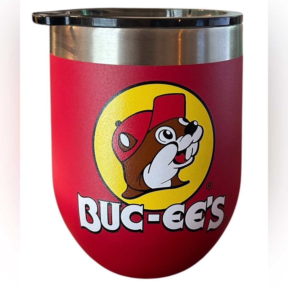 10oz Stainless Steel Wine Tumbler - Buc-ee's Yukon Outfitters‎ - New - Insulated